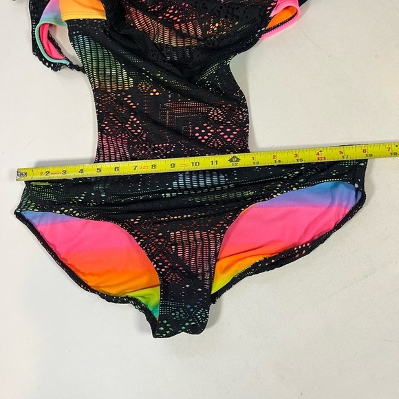 Op Ocean Pacific Girls Eyelet Lace One Piece Swimsuit XL - Picture 4 of 8